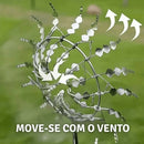 Moinho de Vento Mágico 3D - [Aço Inox]