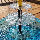 Fonte de Banho para Pássaros com Cascata Solar