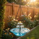 Fonte de Banho para Pássaros com Cascata Solar