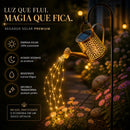 Regador Encantado LEDs Solar + Suporte [Carregamento Solar]