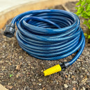 Mangueira de jardim de silicone trançado reforçado 1/2" azul