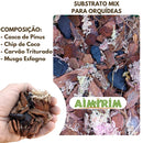 Substrato para Orquídeas Pinus, Carvão e Chips Coco 7kg